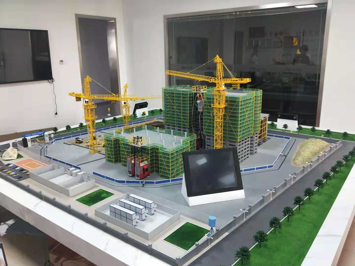 麻江县建筑施工场景模型